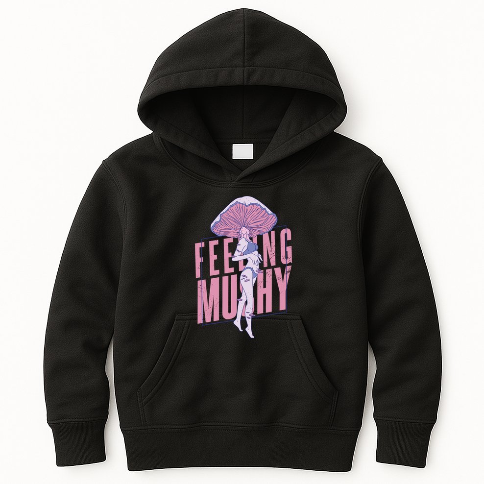 Mushroom Female Kids Hoodie