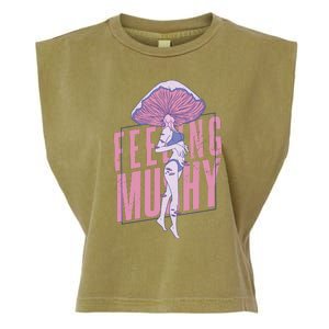 Mushroom Female Garment-Dyed Women's Muscle Tee