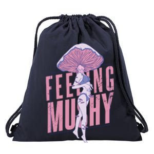 Mushroom Female Drawstring Bag