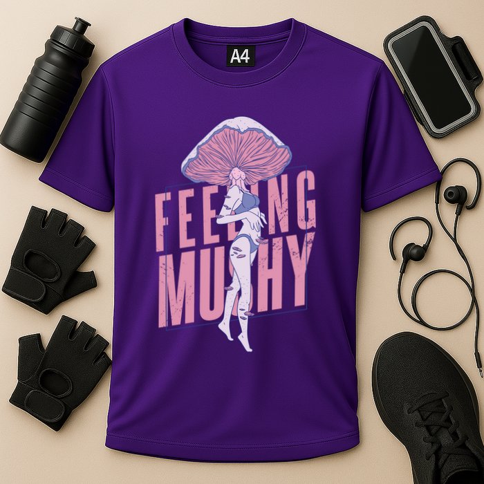 Mushroom Female Cooling Performance Crew T-Shirt