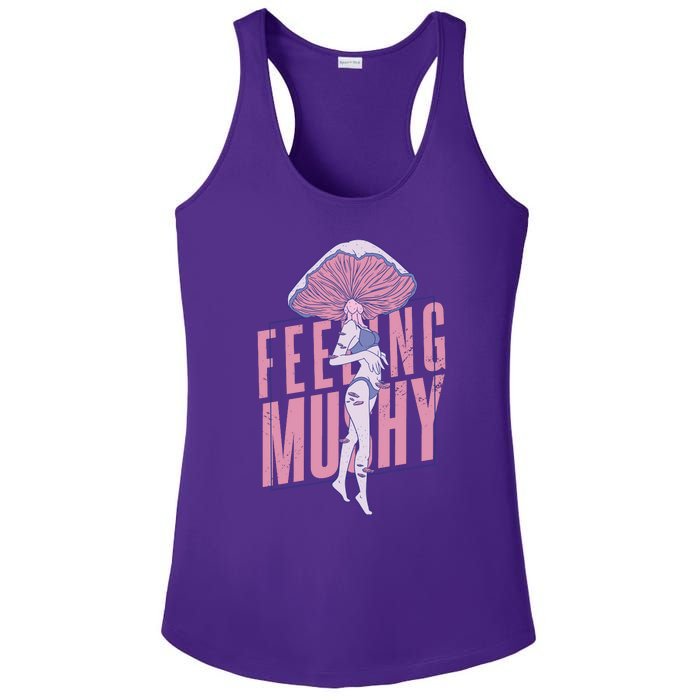 Mushroom Female Ladies PosiCharge Competitor Racerback Tank