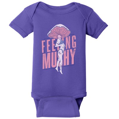 Mushroom Female Baby Bodysuit
