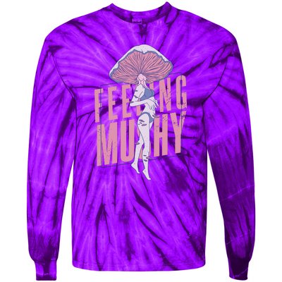 Mushroom Female Tie-Dye Long Sleeve Shirt