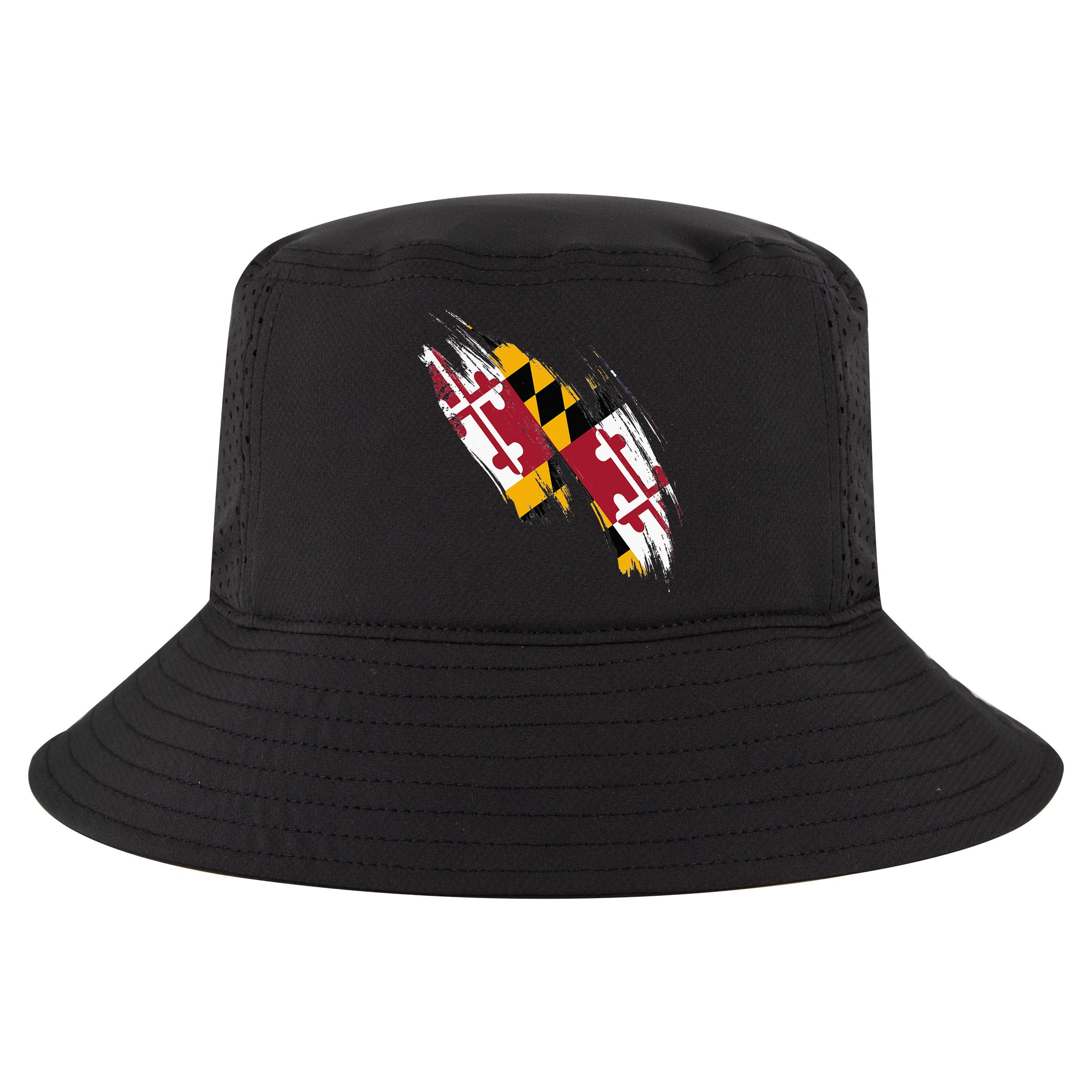 Maryland Flag Marylander Maryland Flag State Pride Cool Comfort Performance Bucket Hat