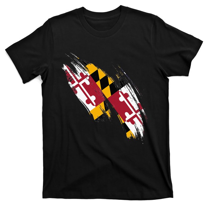 Maryland Flag Marylander Maryland Flag State Pride T-Shirt