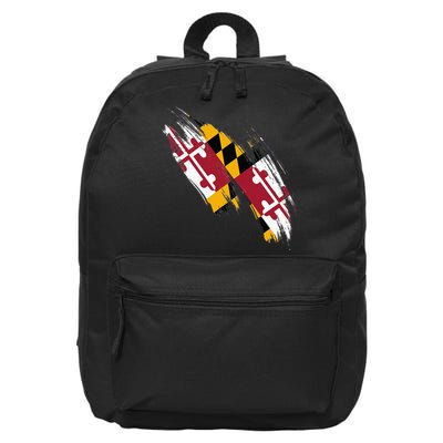 Maryland Flag Marylander Maryland Flag State Pride 16 in Basic Backpack