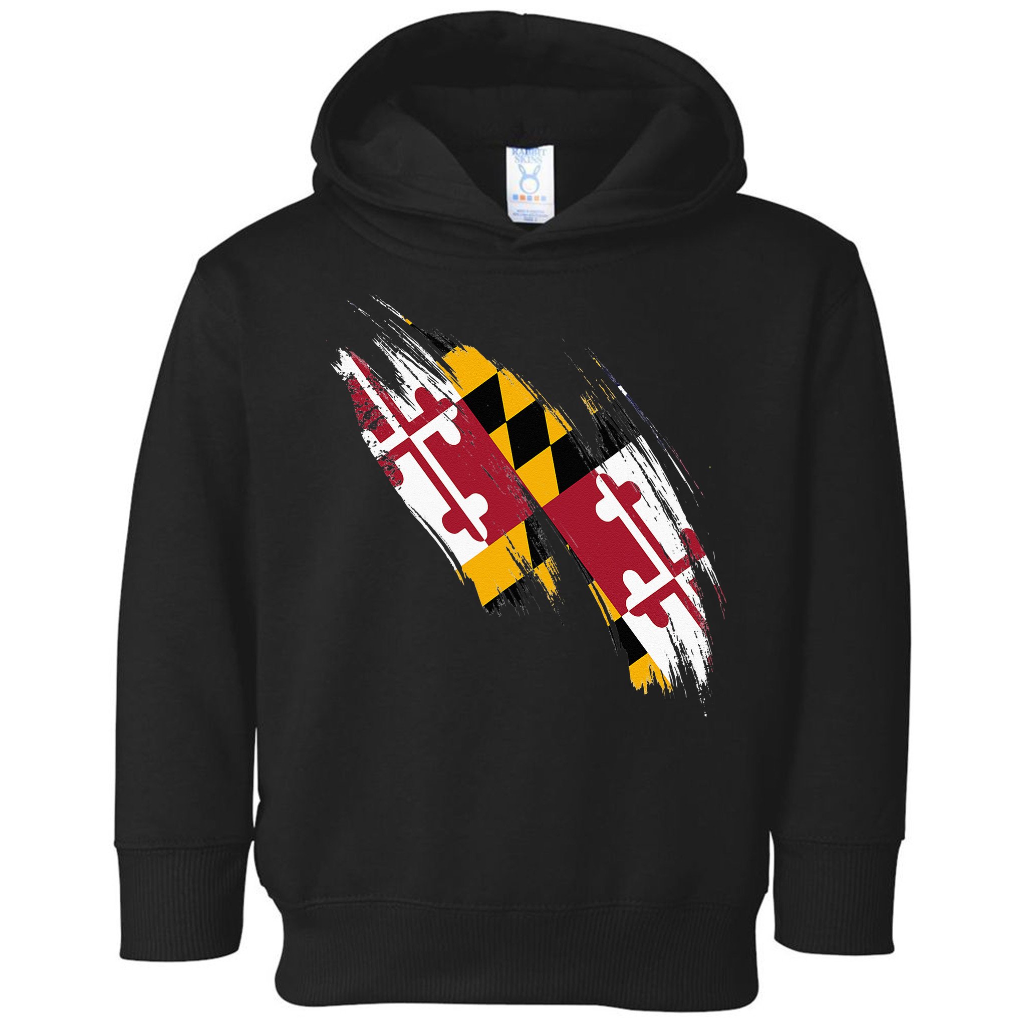 Maryland Flag Marylander Maryland Flag State Pride Toddler Hoodie