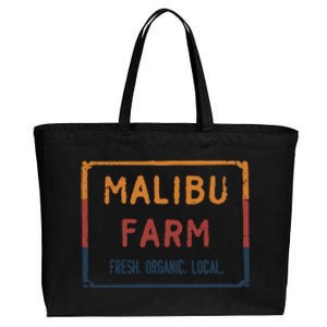 Malibu Farm Miami Beach Fresh Organic Local Cotton Canvas Jumbo Tote