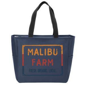 Malibu Farm Miami Beach Fresh Organic Local Zip Tote Bag