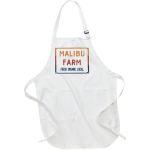 Malibu Farm Miami Beach Fresh Organic Local Full-Length Apron With Pockets