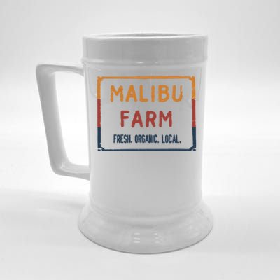 Malibu Farm Miami Beach Fresh Organic Local Beer Stein