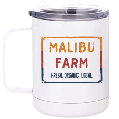 Malibu Farm Miami Beach Fresh Organic Local 12 oz Stainless Steel Tumbler Cup