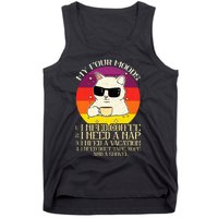 My Four Moods I Need Coffee I Need A Nap Cat Coffee Tank Top