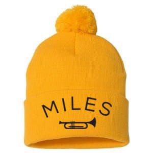 Miles Funny Pom Pom 12in Knit Beanie