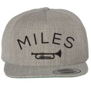 Miles Funny Wool Snapback Cap