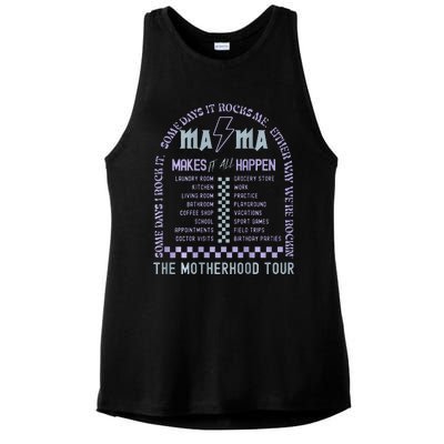 Mama Funny MomS Life MotherS Day Family Gift Ladies PosiCharge Tri-Blend Wicking Tank