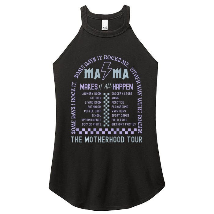 Mama Funny MomS Life MotherS Day Family Gift Women’s Perfect Tri Rocker Tank