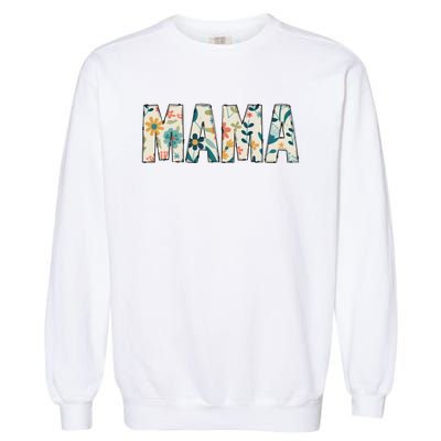 Mama Floral Garment-Dyed Sweatshirt