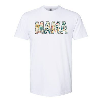 Mama Floral Softstyle® CVC T-Shirt