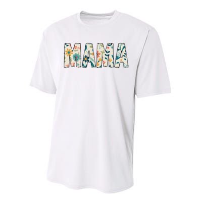 Mama Floral Performance Sprint T-Shirt