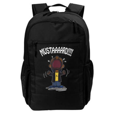 Mustarddd! Funny Mustard Lamar Tv Off Parody Backpack