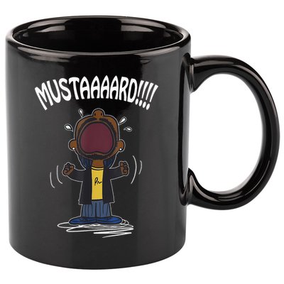 Mustarddd! Funny Mustard Lamar Tv Off Parody 11oz C Handle Ceramic Mug