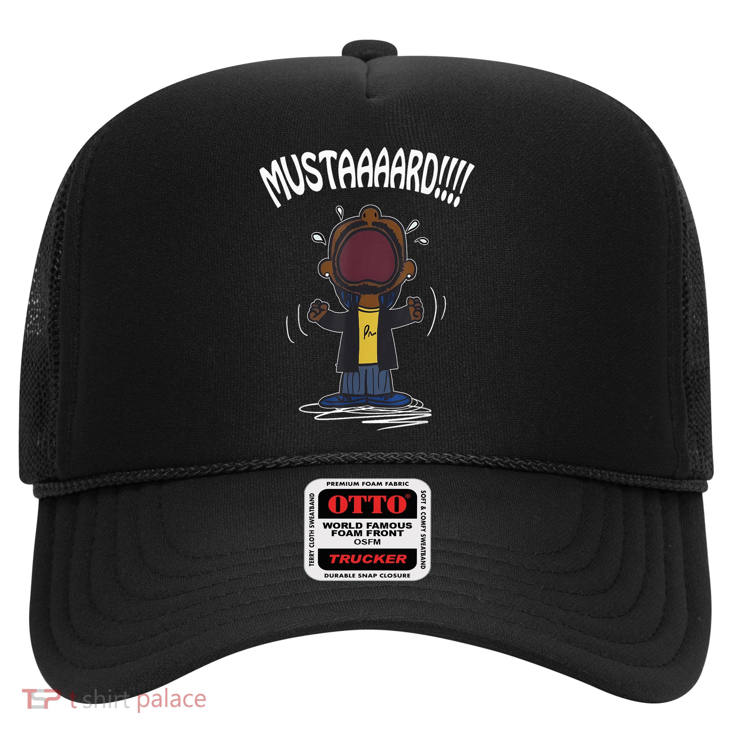 Mustarddd! Funny Mustard Lamar Tv Off Parody Trucker Hat