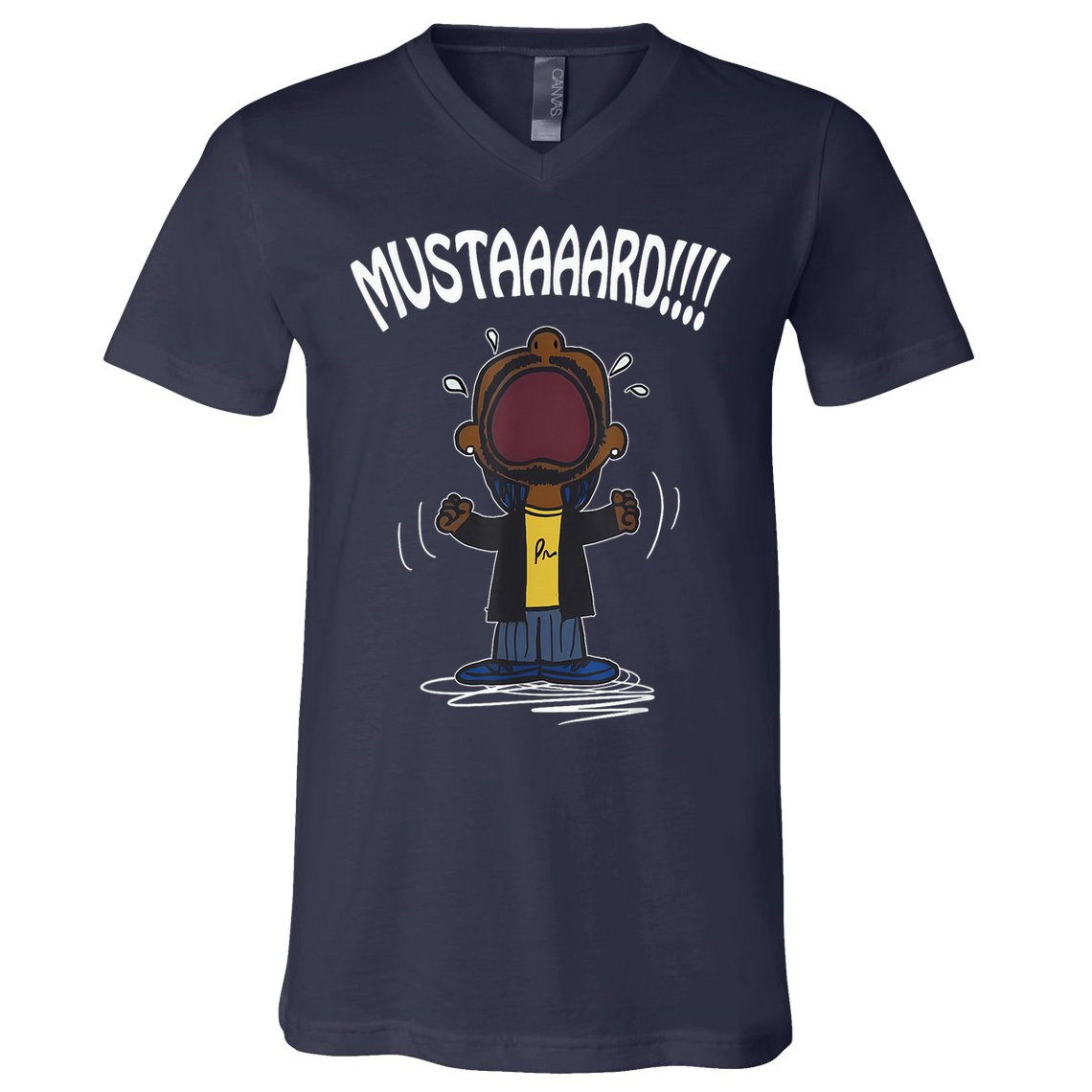 Mustarddd! Funny Mustard Lamar Tv Off Parody V-Neck T-Shirt