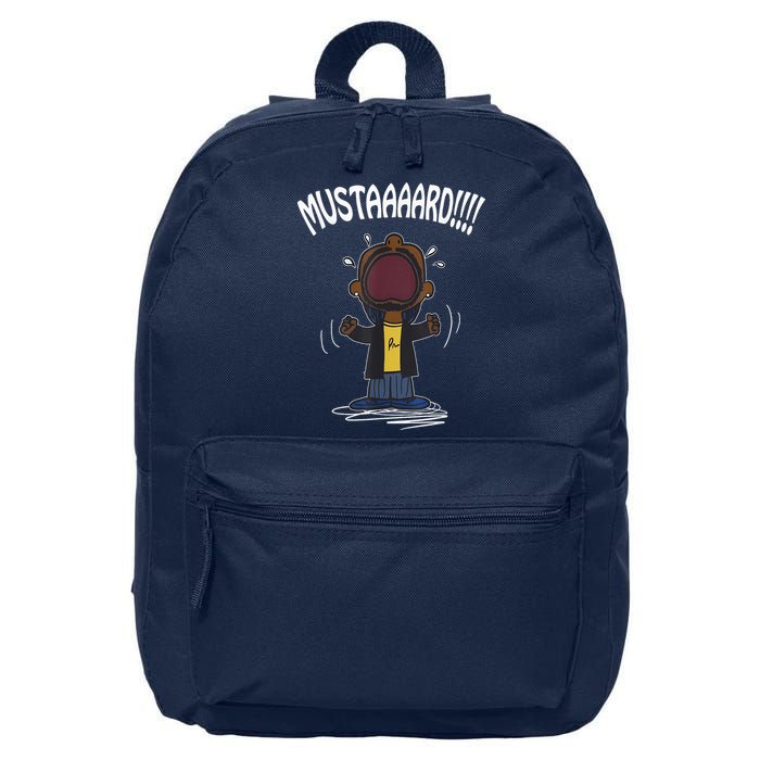 Mustarddd! Funny Mustard Lamar Tv Off Parody 16 in Basic Backpack