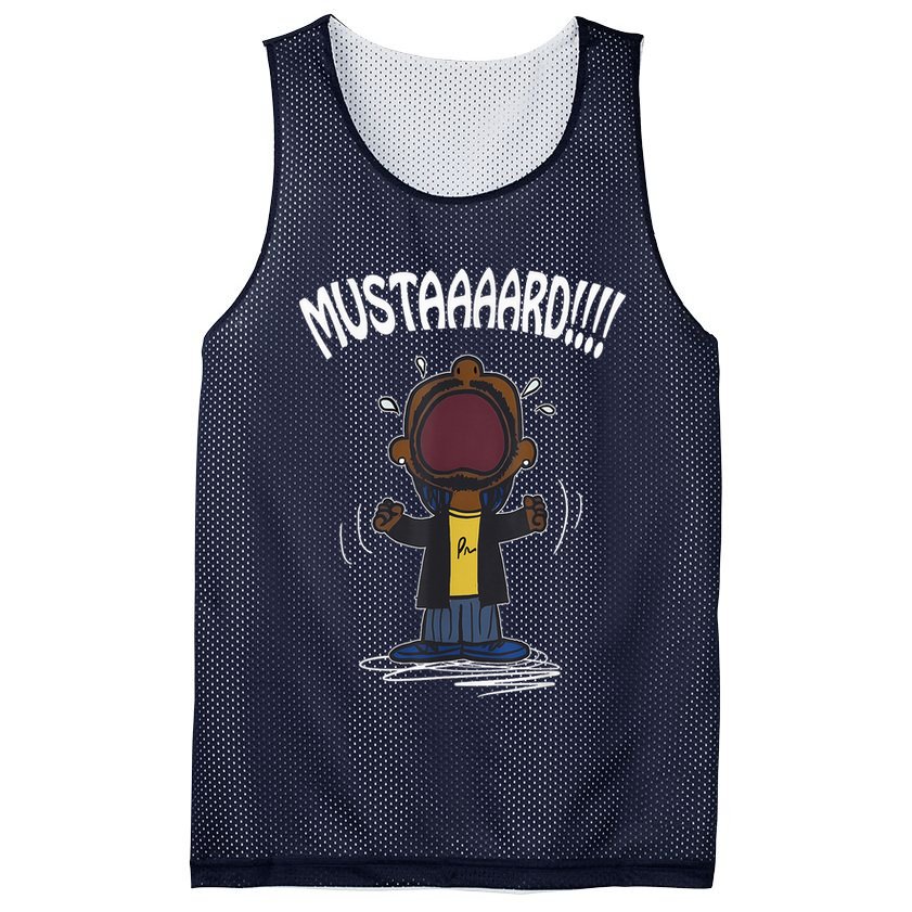 Mustarddd! Funny Mustard Lamar Tv Off Parody Mesh Reversible Basketball Jersey Tank