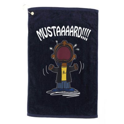 Mustarddd! Funny Mustard Lamar Tv Off Parody Golf Towel