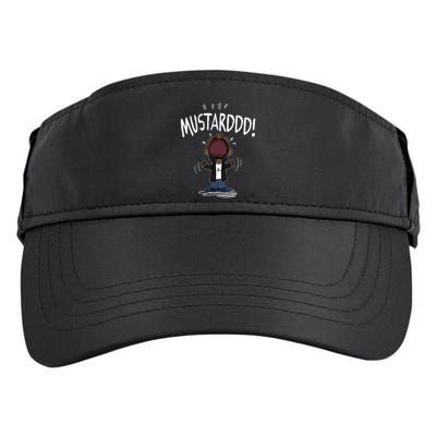 Mustarddd! Funny Mustard Lamar Tv Off Parody Adult Drive Performance Visor