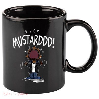 Mustarddd! Funny Mustard Lamar Tv Off Parody 11oz C Handle Ceramic Mug