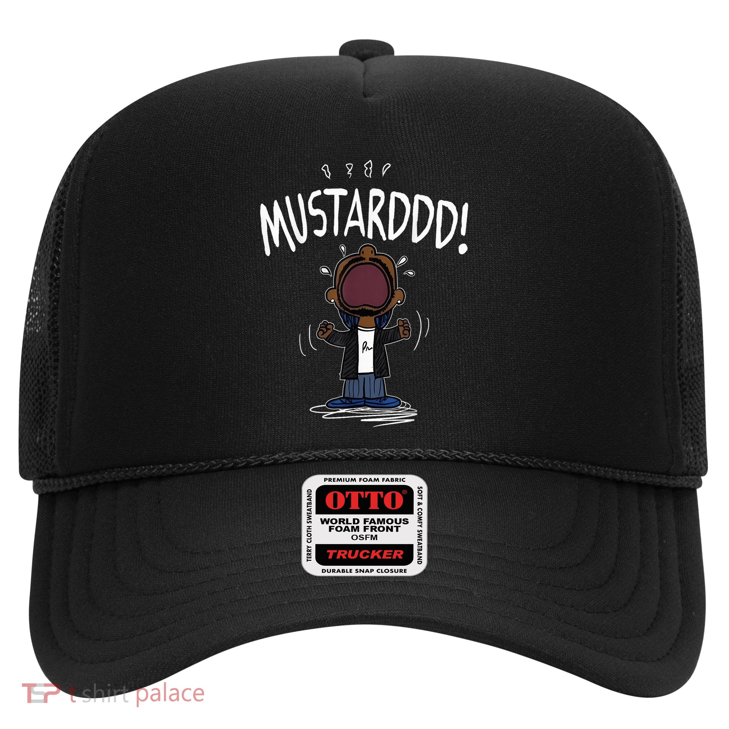 Mustarddd! Funny Mustard Lamar Tv Off Parody Trucker Hat