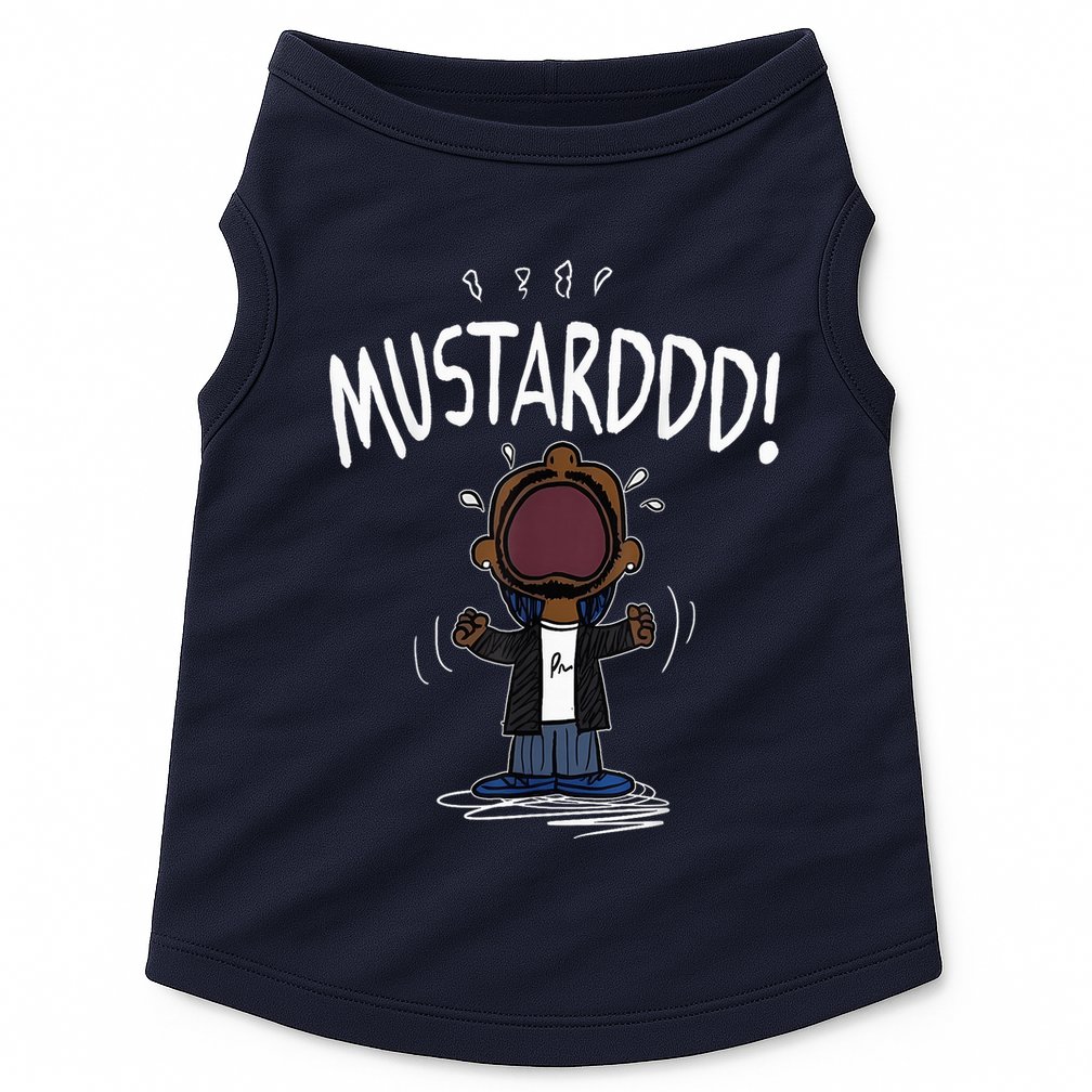 Mustarddd! Funny Mustard Lamar Tv Off Parody Doggie Tank