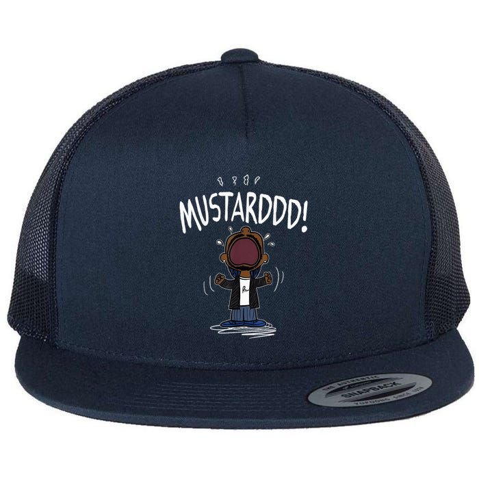 Mustarddd! Funny Mustard Lamar Tv Off Parody Flatbill Hat
