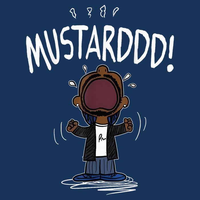 Mustarddd! Funny Mustard Lamar Tv Off Parody Flatbill Hat