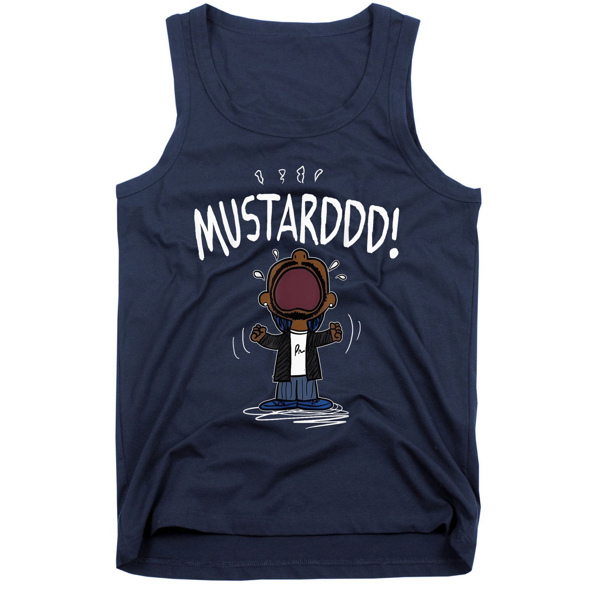 Mustarddd! Funny Mustard Lamar Tv Off Parody Tank Top