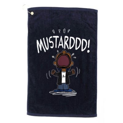 Mustarddd! Funny Mustard Lamar Tv Off Parody Golf Towel