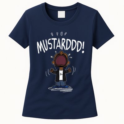 Mustarddd! Funny Mustard Lamar Tv Off Parody Womens T-Shirt