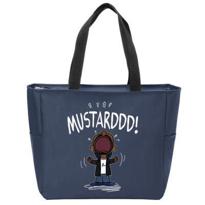 Mustarddd! Funny Mustard Lamar Tv Off Parody Zip Tote Bag