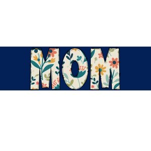 Mom Floral Bumper Sticker