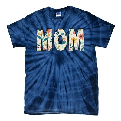 Mom Floral Tie-Dye T-Shirt