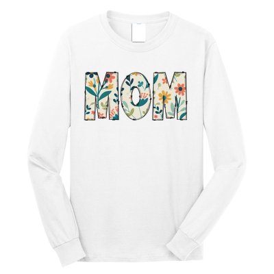 Mom Floral Long Sleeve Shirt