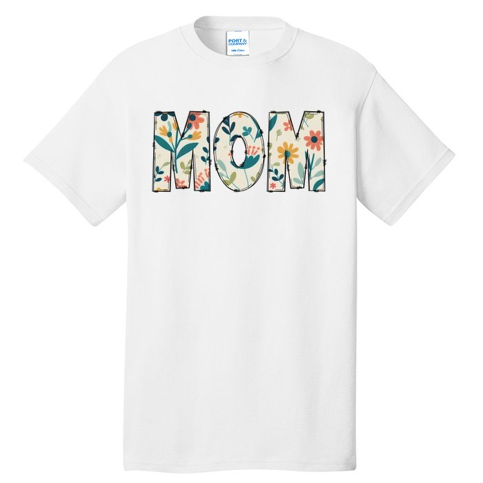 Mom Floral Tall T-Shirt