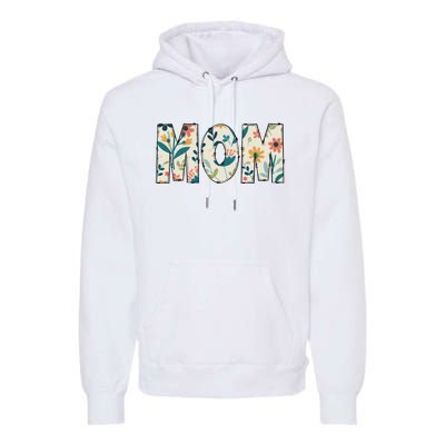 Mom Floral Premium Hoodie