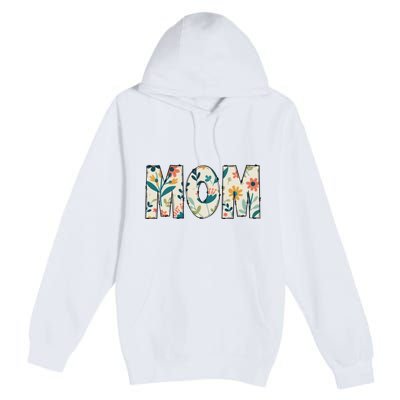 Mom Floral Premium Pullover Hoodie