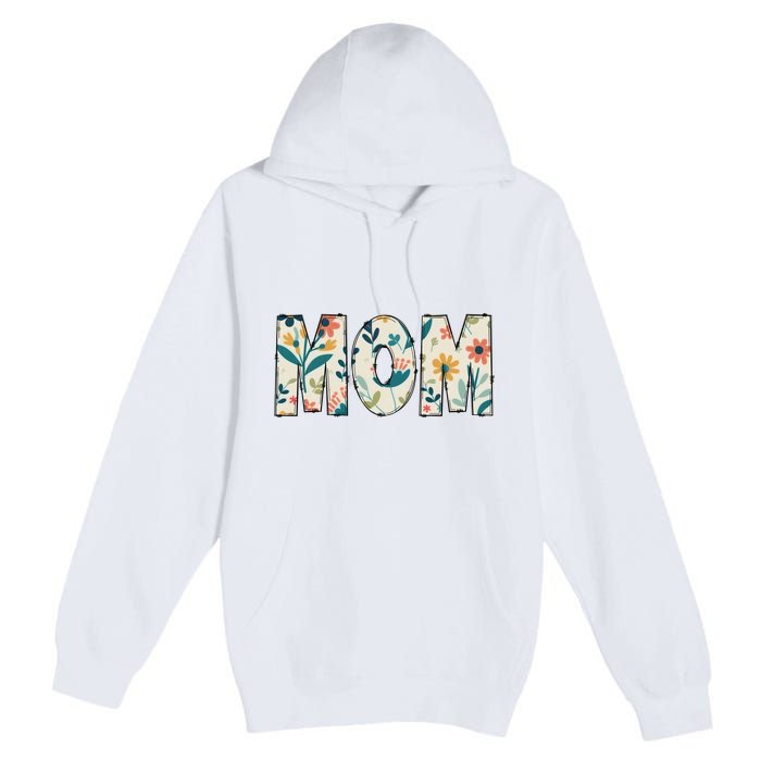 Mom Floral Premium Pullover Hoodie