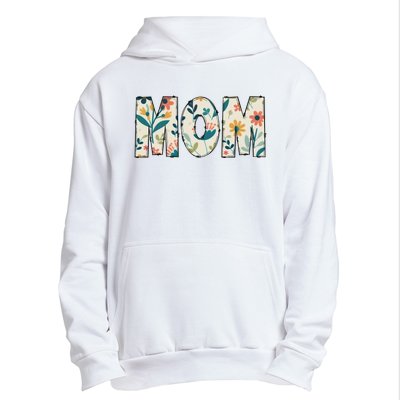 Mom Floral Urban Pullover Hoodie