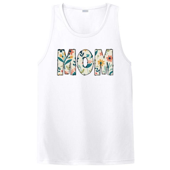 Mom Floral PosiCharge Competitor Tank